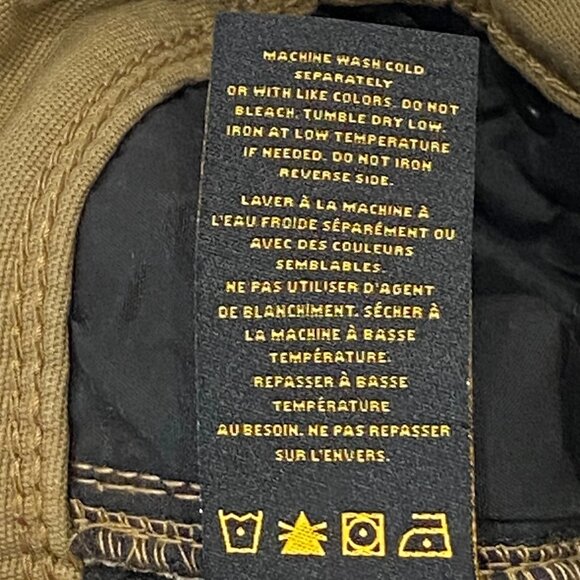 CAT Caterpillar Work Pants Mens 34 x 30 Brown Canvas Fleece Lined Insulated - Picture 12 of 12